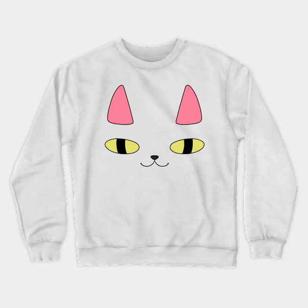 Cat Tee Crewneck Sweatshirt by Nicole Nichols